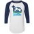 Seattle Sounders Raglan Shirt NASL Soccer color White/Navy Blue Seattle Sounders Raglan Shirt NASL Soccer color White/Navy Blue