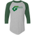 New York Generals Raglan Shirt Franchise NASL Soccer color Athletic Heather/Dark Green New York Generals Raglan Shirt Franchise NASL Soccer color Athletic Heather/Dark Green