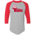 Miami Toros Raglan Shirt NASL Soccer color Athletic Heather/Red Miami Toros Raglan Shirt NASL Soccer color Athletic Heather/Red