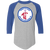 Hartford Bicentennials Raglan Shirt NASL Soccer color Athletic Heather/Royal Blue Hartford Bicentennials Raglan Shirt NASL Soccer color Athletic Heather/Royal Blue