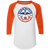 Edmonton Drillers Raglan Shirt Franchise NASL Soccer color White/Orange Edmonton Drillers Raglan Shirt Franchise NASL Soccer color White/Orange