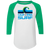 California Surf Raglan Shirt NASL Soccer color White/Kelly Green California Surf Raglan Shirt NASL Soccer color White/Kelly Green