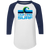 California Surf Raglan Shirt NASL Soccer color White/Navy Blue California Surf Raglan Shirt NASL Soccer color White/Navy Blue
