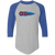 Baltimore Comets Raglan Shirt Franchise NASL Soccer color Athletic Heather/Royal Blue Baltimore Comets Raglan Shirt Franchise NASL Soccer color Athletic Heather/Royal Blue
