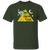 Pyramid Cocktail Lounge T-shirt New York City Nightlife Fashion Apparel color Forest Green