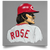 Pete Rose Cincinnati Reds MLB Baseball Satin Art Poster color Grey Background Pete Rose Cincinnati Reds MLB Baseball Satin Art Poster color Grey Background