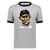 Ty Cobb Ringer T-shirt MLB Detroit Tigers Hall of Fame Player Art Illustration color Athletic Heather/Black Ty Cobb Ringer T-shirt MLB Detroit Tigers Hall of Fame Player Art Illustration color Athletic Heather/Black