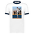 Nolan Ryan Ringer T-shirt MLB California Angels Pitcher Artwork color White/Navy Nolan Ryan Ringer T-shirt MLB California Angels Pitcher Artwork color White/Navy