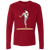 Nolan Ryan Long Sleeve Shirt California Angels MLB Baseball Pitcher color Cardinal Red