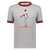 Nolan Ryan Ringer T-shirt MBL Baseball Pitcher Custom Art color Athletic Heather/Red Nolan Ryan Ringer T-shirt MBL Baseball Pitcher Custom Art color Athletic Heather/Red