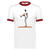 Nolan Ryan Ringer T-shirt MBL Baseball Pitcher Custom Art color White/Red Nolan Ryan Ringer T-shirt MBL Baseball Pitcher Custom Art color White/Red