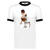 Nolan Ryan Ringer T-shirt MLB Baseball Pitcher Art Illustration California Angel color white/black Nolan Ryan Ringer T-shirt MLB Baseball Pitcher Art Illustration California Angel color white/black