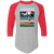 Nolan Ryan Raglan Baseball Shirt 3/4 Sleeve MLB California Angels color Athletic Heather Gray/Red Nolan Ryan Raglan Baseball Shirt 3/4 Sleeve MLB California Angels color Athletic Heather Gray/Red