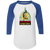 Washington Senators Raglan Shirt 3/4 Sleeve MLB Baseball 1957 Team Logo color White/Royal Blue Washington Senators Raglan Shirt 3/4 Sleeve MLB Baseball 1957 Team Logo color White/Royal Blue