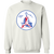 Washington Senators Sweatshirt Crewneck Pullover MLB Baseball 1961-71 Team Logo color White Washington Senators Sweatshirt Crewneck Pullover MLB Baseball 1961-71 Team Logo color White
