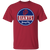 Jersey City Giants T-shirt Negro League Baseball Team color Cardinal Red Jersey City Giants T-shirt Negro League Baseball Team color Cardinal Red