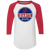 Jersey City Giants Raglan Baseball Shirt 3/4 Sleeve Negro Leagues color White/Red Jersey City Giants Raglan Baseball Shirt 3/4 Sleeve Negro Leagues color White/Red