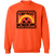 Chicago Horizons Sweatshirt Crewneck Pullover MISL Soccer color Orange