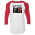 Chicago Riot Raglan Shirt Colorblock MISL Soccer color White/Red