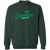 Dallas Sidekicks Sweatshirt Crewneck Pullover MISL Soccer color Forest Green