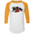 Hartford Hellions Raglan Shirt Colorblock MISL Soccer color White/Gold Hartford Hellions Raglan Shirt Colorblock MISL Soccer color White/Gold