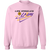 Los Angeles Lazers Sweatshirt Crewneck Pullover MISL Soccer color Light Pink