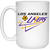 Los Angeles Lazers Mug 15oz Glossy Ceramic MISL Soccer color White