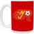 New Jersey Rockets Mug 15oz Glossy Ceramic MISL Soccer color Red New Jersey Rockets Mug 15oz Glossy Ceramic MISL Soccer color Red
