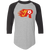 New Jersey Rockets Raglan Shirt Colorblock MISL Soccer color Athletic Heather/Black New Jersey Rockets Raglan Shirt Colorblock MISL Soccer color Athletic Heather/Black