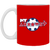 New York Arrows Mug 11oz White Glossy Ceramic MISL Soccer color Red New York Arrows Mug 11oz White Glossy Ceramic MISL Soccer color Red