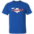 New York Arrows T-shirt MISL Soccer color Royal Blue New York Arrows T-shirt MISL Soccer color Royal Blue