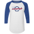 New York Arrows Raglan Shirt Colorblock MISL Soccer color White/Royal Blue New York Arrows Raglan Shirt Colorblock MISL Soccer color White/Royal Blue