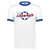 New York Arrows Ringer T-shirt MISL Soccer color White/Royal Blue New York Arrows Ringer T-shirt MISL Soccer color White/Royal Blue