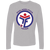 Philadelphia Fever Long Sleeve Shirt MISL Soccer color Heather Grey