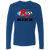 Philadelphia Kixx Long Sleeve Shirt MISL Soccer color Royal Blue
