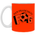 San Francisco Fog Mug 11oz Glossy Ceramic MISL Soccer color Orange