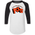 San Francisco Fog Raglan Shirt Colorblock MISL Soccer color White/Black San Francisco Fog Raglan Shirt Colorblock MISL Soccer color White/Black