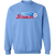 St. Louis Steamers Sweatshirt Crewneck Pullover MISL Soccer color Carolina Blue St. Louis Steamers Sweatshirt Crewneck Pullover MISL Soccer color Carolina Blue
