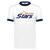 Tacoma Stars Ringer T-shirt MISL Soccer color White/Navy Tacoma Stars Ringer T-shirt MISL Soccer color White/Navy