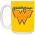 Wichita Wings Mug 15oz Glossy Ceramic MISL Soccer color Athletic Orange