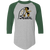 New Jersey Brewers Raglan Shirt Colorblock ASL Soccer color Heather Gray/Dark Green