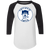 Chicago Cats Raglan Shirt Colorblock ASL Soccer color White/Black Chicago Cats Raglan Shirt Colorblock ASL Soccer color White/Black