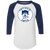 Chicago Cats Raglan Shirt Colorblock ASL Soccer color White/NavyBlue Chicago Cats Raglan Shirt Colorblock ASL Soccer color White/NavyBlue
