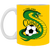 Cleveland Cobras Mug 11oz Glossy Ceramic ASL Soccer color Athletic Gold Cleveland Cobras Mug 11oz Glossy Ceramic ASL Soccer color Athletic Gold