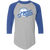 Columbus Magic Raglan Shirt Colorblock ASL Soccer color Athletic Heather Gray/Royal Blue Columbus Magic Raglan Shirt Colorblock ASL Soccer color Athletic Heather Gray/Royal Blue