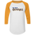 Georgia Generals Raglan Shirt Colorblock ASL Soccer color White/Gold Georgia Generals Raglan Shirt Colorblock ASL Soccer color White/Gold