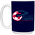 New Jersey Eagles Mug 15 oz. Glossy Ceramic ASL Soccer color Navy