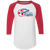 New Jersey Eagles Raglan Shirt Colorblock ASL Soccer color White/Red