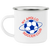New York Apollo Camping Mug 12 oz. Enamel ASL Soccer