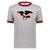 New York Eagles Ringer T-shirt ASL Soccer color Heather Gray/Red